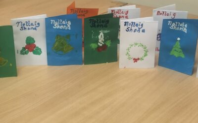 Ceardlann Chártaí Nollag Gaeilge do Ability West agus Snipe Day Service